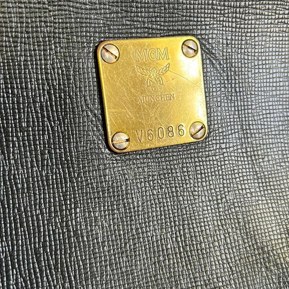 MCM Vintage Black Studded Bag - Picture 3 of 16